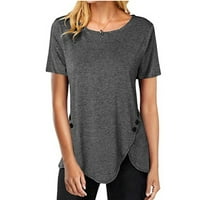 FOPP prodavač ženska modna casual ljeta košulja za okrugle vrat bez rukava crvena xxl
