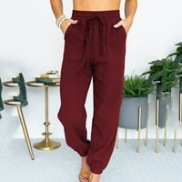 Finelylove pidžama gaćica za žene Slatke kratke hlače Srednji struk Aktivnost na otvorenom Čvrsta plava