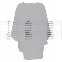 Cuoff bluze za ženske ležerne modne stand-rukavke sa dugim rukavima, jednokrasna štampana zaštitna kombinezona