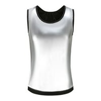 Lilgiuy Plus size za rukav za žene modni ispisani bluza okrugla vrata Ležerne majice Trendy