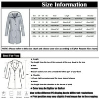 Ženske ležerne bluže - Ogrlica od poklopca Vintage Elegantna jakna Dugme-dolje Dugi rukav karirani gornji
