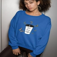 Bazyrey ženski kratki rukav ženski grafički grafički grafički otisci Bluza Ležerne ljetne pamučne košulje