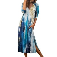 Lopecy-Sta ženska modna modna rukava bez rukava u šupljinu izdubljena haljina na raspolaganju bagera