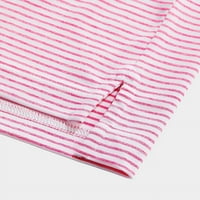 Amousa Ljetni vrhovi Ženski tiskani okrugli vrat čipkasti oblozi tri četvrtine rukava tiskana majica