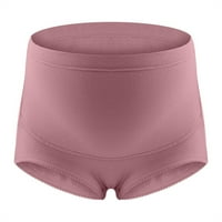 Xiuh Capri pantalone za žene Čvrsta boja zavoja labave publu za široku nogu niz gumb sa visokim strukom