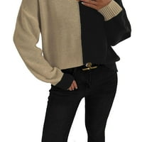 Štedne ženske modne košulje dugih rukava bluza okrugla vrat pulover Klasik udobne dukseve vintage zapadno