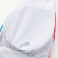 Ljetne haljine za žene izvan ramena slatka tiskana mini a-line daturna haljina ružičaste xxl