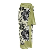 Stabilne ljetne haljine za žene Žensko ljetno casual tiskani V-izrez kratki rukav s kratkim rukavima