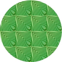 Punjenje Zelene kvadratne upozorenje Označi cvijeće keramike ploče za tange za večeru