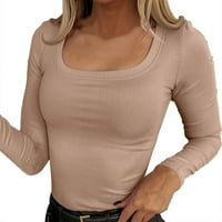 Ženski okrugli vrat kratkih rukava FUN Print T-majica TOP XL White - Iznenađeni vrh