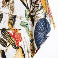 Bluze za žene Dressy Ležerne modne modne žene Ležerne prilike od tiskanih rukava bez rukava + duge hlače