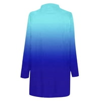 Giligiliso Bluze za žene plus veličine Žene plus veličine Ležerne prilike V-izrez Loose s dugim rukavima