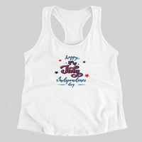 Žene Ljetna casual košulja Američka SAD Zastava Ispis Short rukava Slobodna uniforma TOP STY STY STEPT