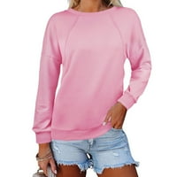 Prodaja odobrenja Online ponude Fall vrhovi za žene Gumb Up Pleted majice Henley V izrez cvjetni tunik
