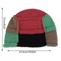 Panjevo rukav džemper za žene za žene Trendi prugasti blok u boji tiskani dugi rukav Tortleneck pulover