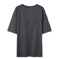 Muške majice muškarci kratki rukav bify mišić osnovna čvrsta čista boja bluza za majicu