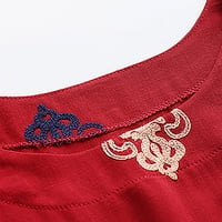 Beiwei majica za žene Plain TEE čvrsta boja Majica Sexy Tops Sports Tunic Bluza Dugi rukav labav pulover