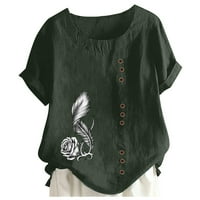 Sakkas Ligia ženski rukav ležerna cvjetna košulja za blube tunike Okrugli vrat - 550-multi - L XL