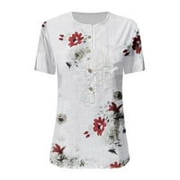 Leesechin ponude muških majica ljetni stil modni izvezeni bluza s kratkim rukavima na klirensu