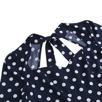 Lyylayray bluza za žene Žene Deep V izrez Kratki rukav Jedinstveni Slim Fit Coss Wrap bluza Grabilice