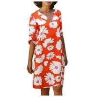 Dame Ljeto Print pola rukava Kardigan Žene Cvjetni ispis Šifonska plaža Kimono Cardigan bluza Shawl