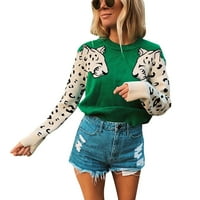 Prodaja ženska dukserica s dugim rukavima tanka za dno crta pulover vrhove raglan casual fist i pas