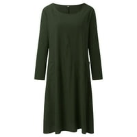 TSSEiatte ženska ljetna mini haljina casual bez rukava s rukavima na vratu Frill TRILL Dress Complent