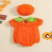 B91XZ TODDLER Girl Ljeto odijelo Djevojka za bebe Dječak Playsuits Odjeća s kratkim rukavima Dužina