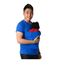 Pejock Žene Ljetne majice Tunt na vrhu kratkih rukava s džepovima Čvrsta boja plus veličine labavih