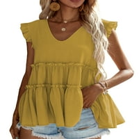 Ljetne žene plus veličine vrhovi ležaljka za slobodno vrijeme bluza Moda grafički print ženske majice