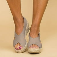 Daeful Dame Latino cipele cipele za cipele za cipele sa sandale za gležnjeve sandale lagane otvorene