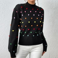 Ženski džemperi odrasli seksi slobodno vrijeme ženski džemperi smeđa veličina s